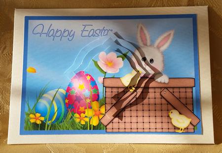 Easter Bunny and Chicks Splendid Pyramid by Deloraine Neubauer