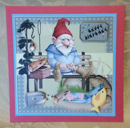 Gnome Fishing by Deloraine Neubauer