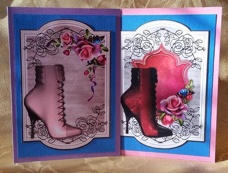 Floral Boot Toppers by Deloraine Neubauer