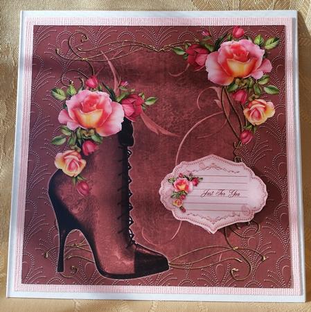 Floral Boot by Deloraine Neubauer