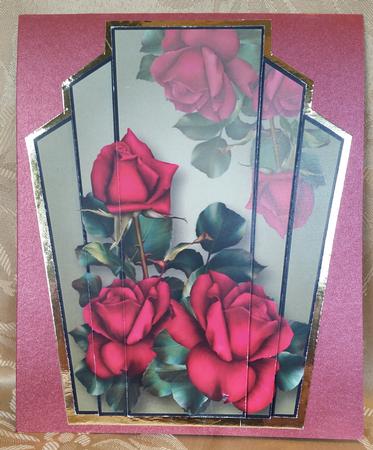Art Deco Stacker - the Tudor Rose by Deloraine Neubauer