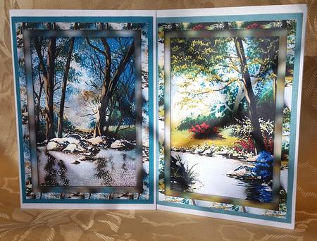 Scenic Framed Backgrounds 4 by Deloraine Neubauer