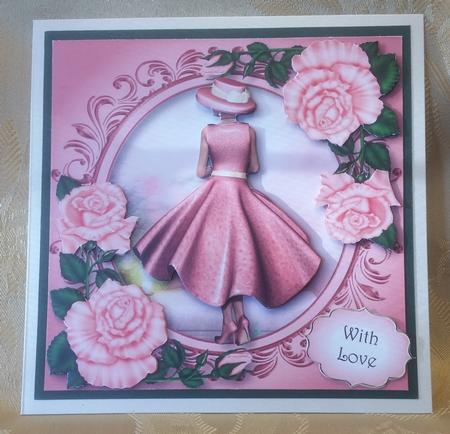 Pink Rose Elegance by Deloraine Neubauer
