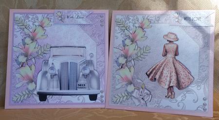 2 Square Toppers Set 1 by Deloraine Neubauer