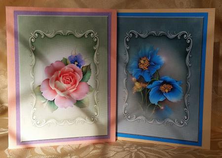 Cardfronts with Floral by Deloraine Neubauer
