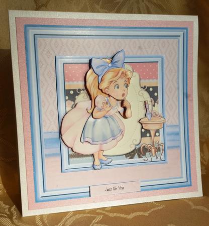 Alice Drink Me Mini Card Kit by Deloraine Neubauer