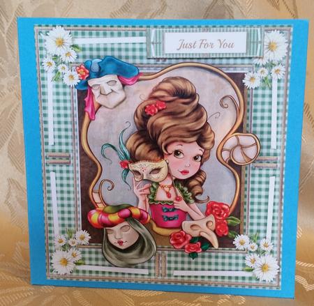 Beautiful Maskerade Girl by Deloraine Neubauer