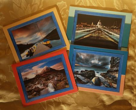 Four Scenic Landscape & Seascape Toppers Perfect for Men by Deloraine Neubauer