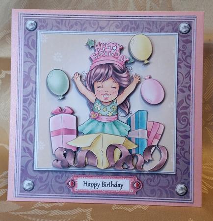 Party Girl 8x8 Mini Kit by Deloraine Neubauer