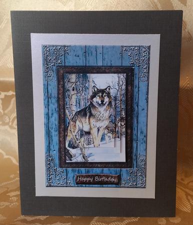 Blue Wolf by Deloraine Neubauer