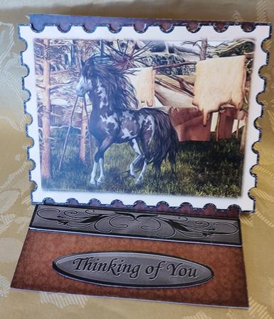 Painted Pony Stamp Easel Kit by Deloraine Neubauer