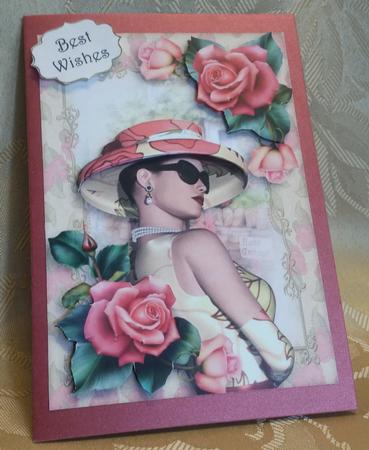 Pink Rose Elegance by Deloraine Neubauer