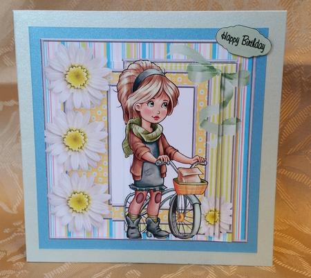 Girl on Her Bike Mini Kit by Deloraine Neubauer