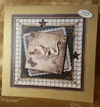 Swans & Butterflies Mini Kit by Deloraine Neubauer