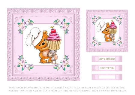 Candy Floss Frames 9 by Deloris Thiede