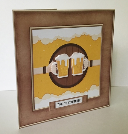 Time To Celebrate - Beer Topper Plus Insert by Deloris Thiede