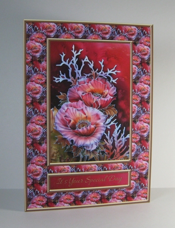 Gorgeous Poppies Topper One by Deloris Thiede
