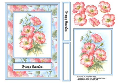 Rob Pohl Original Art Fleur Amour B by Deloris Thiede