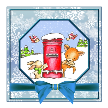 Christmas backgrounds Frames by Deloris Thiede