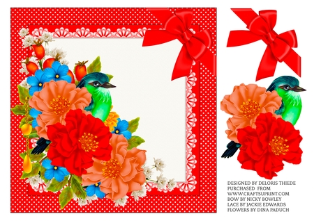 6 Satin pretty corners edge to edge bows (set one) by Deloris Thiede