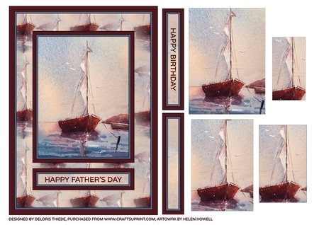 Watercolour Painting - Boat  by Deloris Thiede