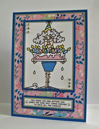 Stella - Print Cut And Fold Quick Card by Deloris Thiede