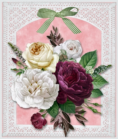 Lace Border Mats 2 by Deloris Thiede