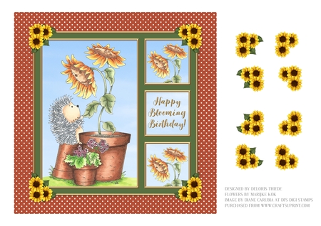 Quad Frames Set 2 (Fall Colors Palette) by Deloris Thiede