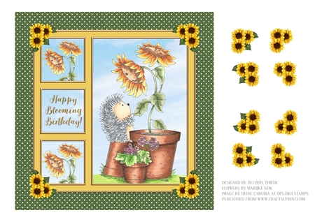 Quad Frames Set 2 (Fall Colors Palette) by Deloris Thiede