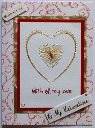 Valentine Hearts by Denise Bending