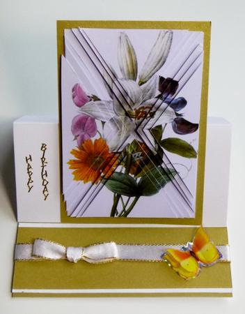 Lily Bouquet Side Step Stacker by Denise Bending
