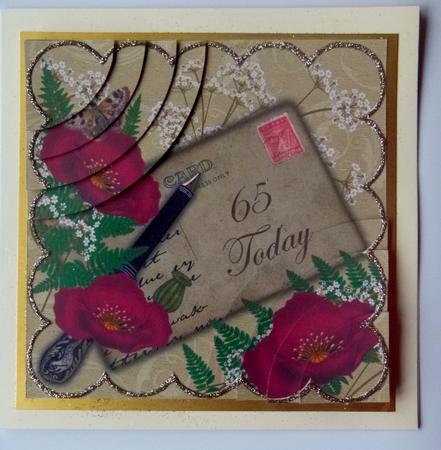 Red Poppy Cream 65 Today 6in Duo Corner Stacker Featured Gallery Photo