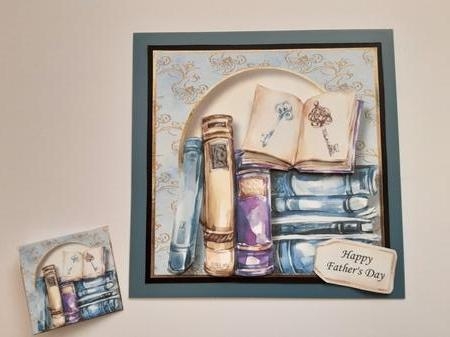 Its All About The Books 8x8 by Denise Bentley
