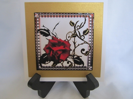 Gothic Rose Large Square Topper by Denise Lada