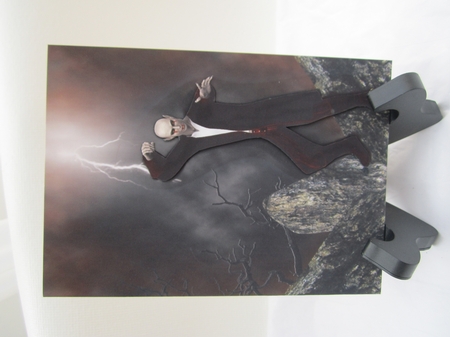 Lightening Strikes Deckle Edge Stacker by Denise Lada