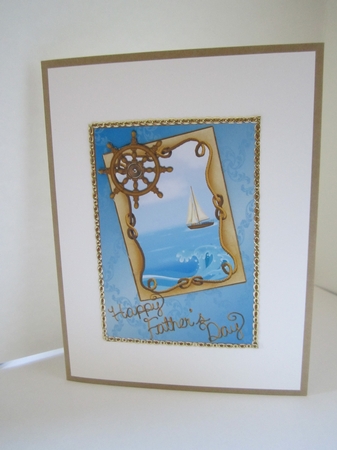 Quick Card Front and Insert - Father's Day by Denise Lada