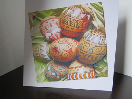 Eostra - Easter - Decorated Eggs + Insert & Tag+ by Denise Lada