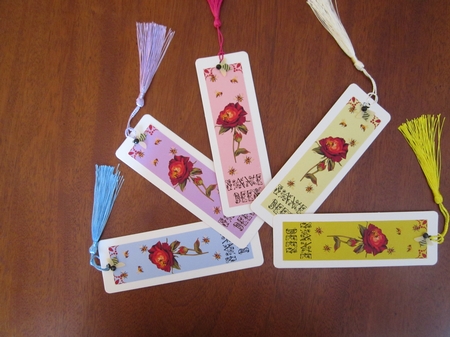 SAVE BEES BOOKMARKS by Denise Lada