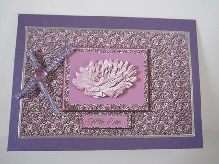 Embossed Waterlilys by Denise Lada