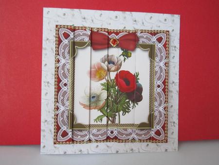 Anemone Lace 5in Square Side Stacker by Denise Lada