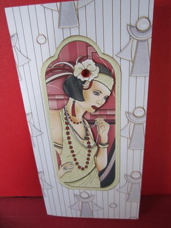 Art Deco Pearl Emblem Paper Kit by Denise Lada
