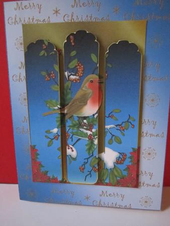 Christmas Text & Snowflakes Background 7 by Denise Lada