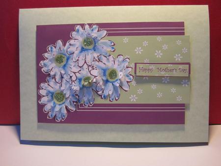 Daisy Pyramid Topper. Card by Denise Lada