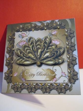 Fancy Embossed Floral Topper/ Front 3 by Denise Lada