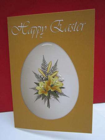 A4 Easter Egg Card by Denise Lada