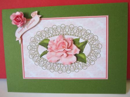 Pearl Framed Rose by Denise Lada