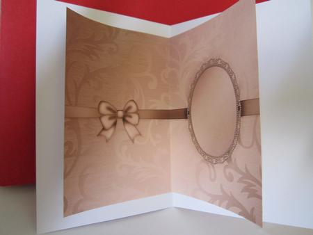 Elegant Metallic Greeting Matching Insert A5 Portrait by Denise Lada
