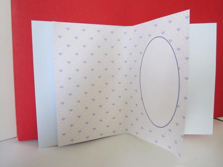 Blue Heart Insert by Denise Lada