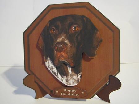 Pointer Plaque & Stand by Denise Lada