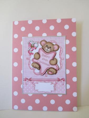 White Polka Dots on Pink by Denise Lada